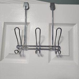 Over the door,  6 hook rack